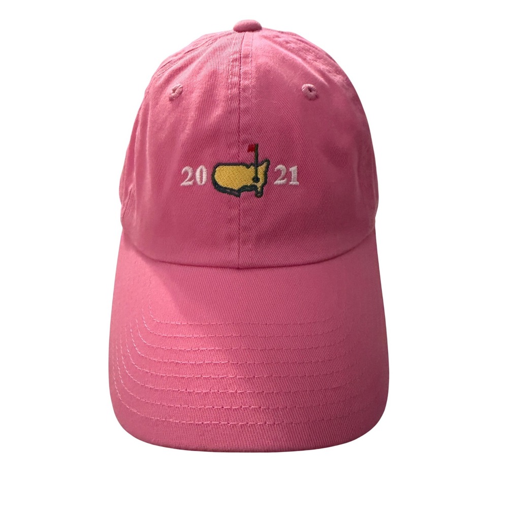 2021 Masters Tournament Pink Strapback Hat American Needle Augusta Golf Cap
